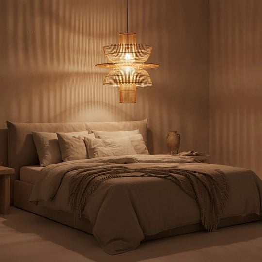Saturn rotan hanglamp