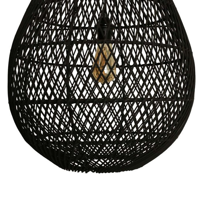 Maze hanglamp druppel zwart