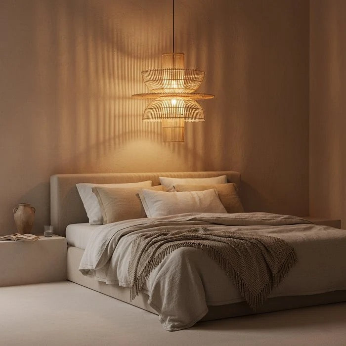 Saturn rotan hanglamp