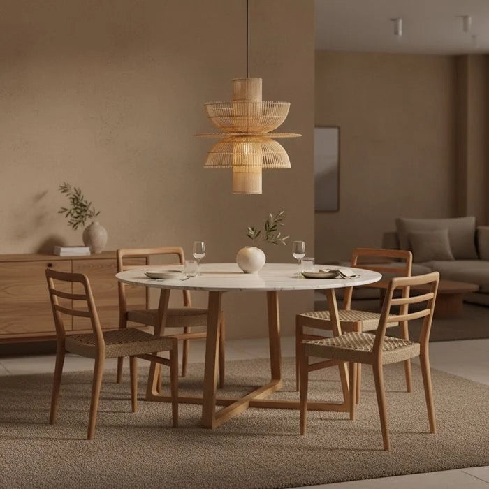 Saturn rotan hanglamp