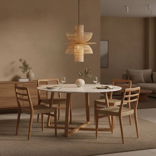 Saturn rotan hanglamp