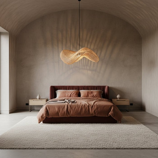 Wave hanglamp naturel large